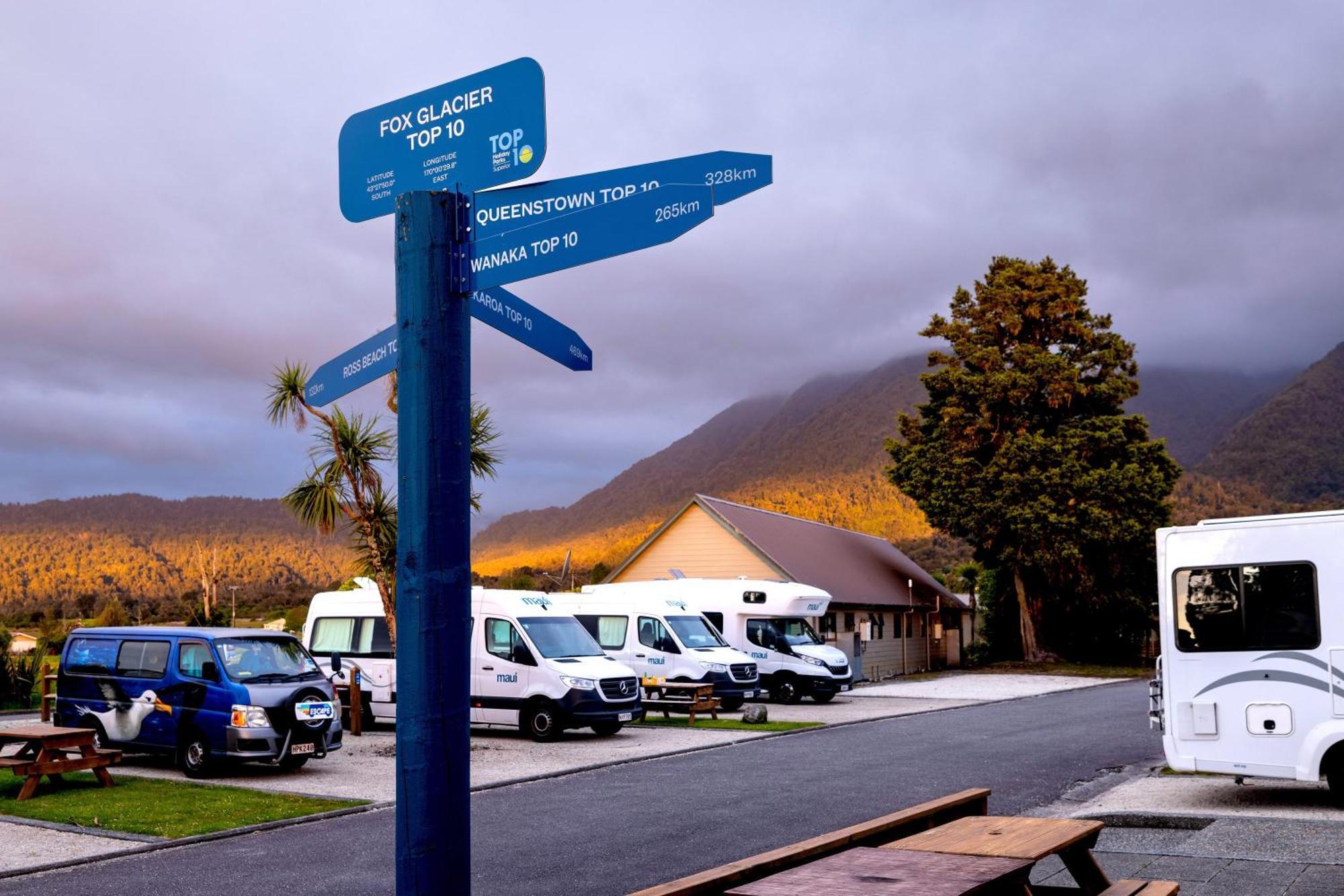 Fox Glacier Top 10 Holiday Park & Motels Eksteriør billede